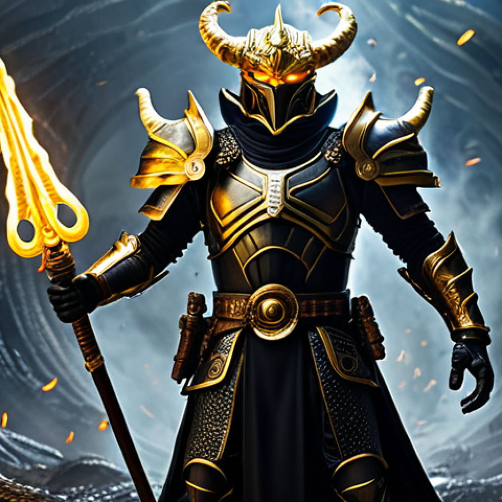 닌자고 악당들의 패턴 분석 - Lord Garmadon - Power Hungry**

"Lord Garmadon, fully clothed in dark armor, wielding the four golde...