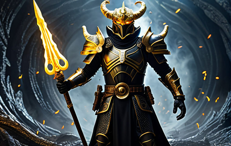 닌자고 악당들의 패턴 분석 - Lord Garmadon - Power Hungry**
"Lord Garmadon, fully clothed in dark armor, wielding the four golde...